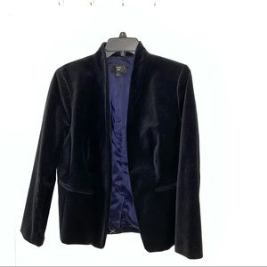 J. Crew || BLACK Velvet Blazer